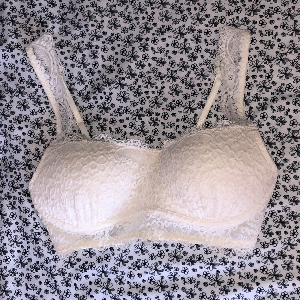 Padded Lace Bralette NEVER WORN